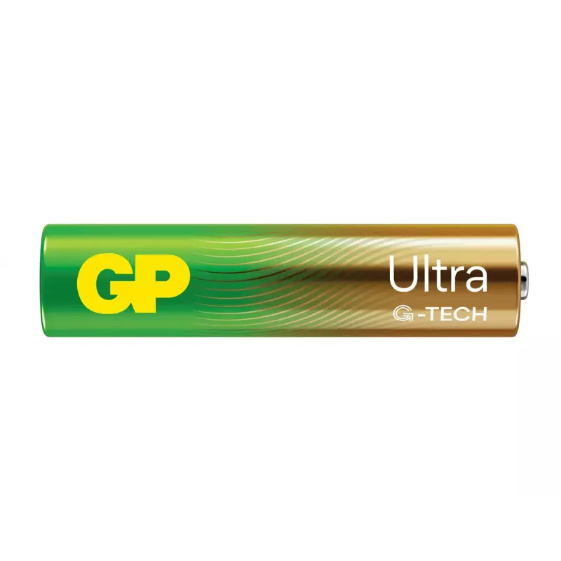 Ühekordne leelispatarei GP GP24AU AAA 44,5 mm kõrgus 11,5 g silindriline säilivusaeg 10 aastat IEC 60086-2:2021 sertifitseeritud