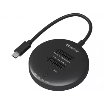 Sandberg USB3.2 Cloner Dock for NVMe M.2 SSD, must, 20 Gbit/s