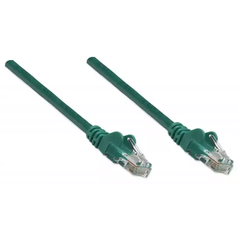 Intellinet võrk patch-kaabel, Cat6, 0,5 m, roheline, CCA, U/UTP, PVC, RJ45, kullatud kontaktid, takerdumisvastane, kaitsemuhviga, eluaegne garantii