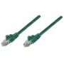 Intellinet võrk patch-kaabel, Cat6, 0,5 m, roheline, CCA, U/UTP, PVC, RJ45, kullatud kontaktid, takerdumisvastane, kaitsemuhviga, eluaegne garantii