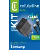 Cellularline ülikiire laadimiskomplekt 25W - USB-C USB-C-le - Samsung 25W ülikiire laadimise PD seinilaadija koos USB-C USB-C-le kaabliga