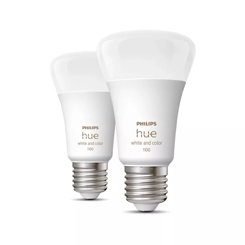 Philips Hue Valge and colour ambience A60 – E27 nutipirn – 1100 (2-pakk)