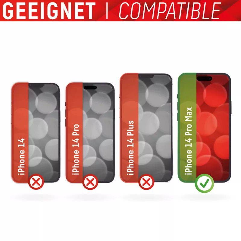 Displex Smart Glass (9H) Apple iPhone 14 Pro Max jaoks, paigalduskleebis, purunematu, üliõhuke, nähtamatu
