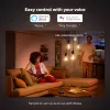 Nutipirn Philips ST64 Edison E27 Bluetooth/Zigbee, 7 W, läbipaistev, 60×135 mm