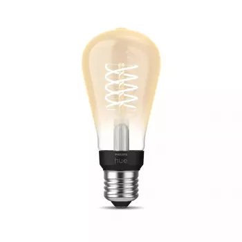 Nutipirn Philips ST64 Edison E27 Bluetooth/Zigbee, 7 W, läbipaistev, 60×135 mm