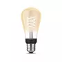 Nutipirn Philips ST64 Edison E27 Bluetooth/Zigbee, 7 W, läbipaistev, 60×135 mm