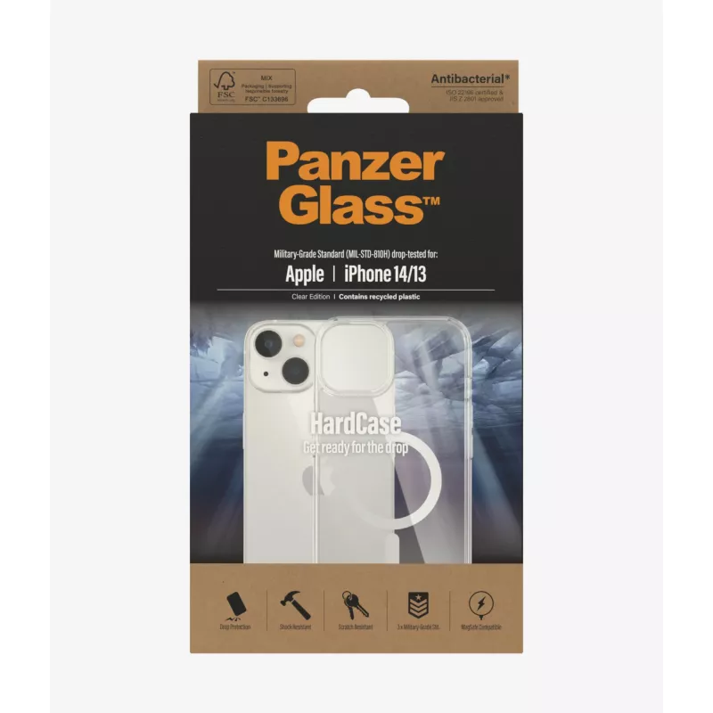 PanzerGlass HardCase MagSafe läbipaistev mobiiltelefoni ümbris 15,5 cm (6,1 tolli) kate