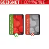 Displex tahvelarvuti klaas (9H) Apple iPad 10,9 tolli (10. põlvkond, 2022)/11 tolli (2025) jaoks, EASY-ON® Eco kinnitusraam, purunemiskindel