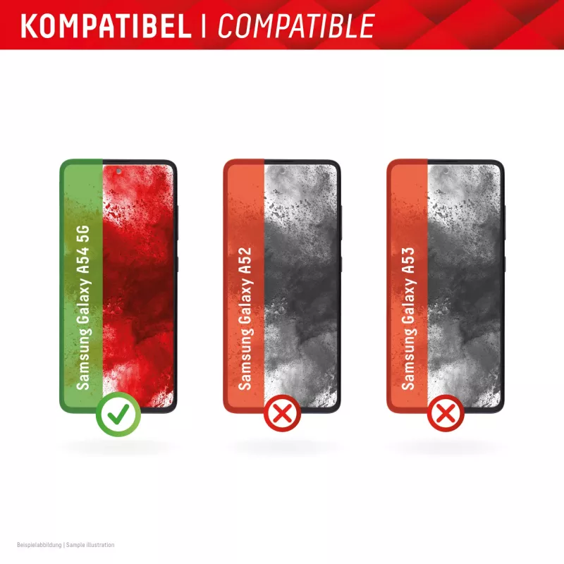 Displex ekraanikaitse (10H) Samsung Galaxy A54 5G-le, Eco paigaldusraam, kriimukindel