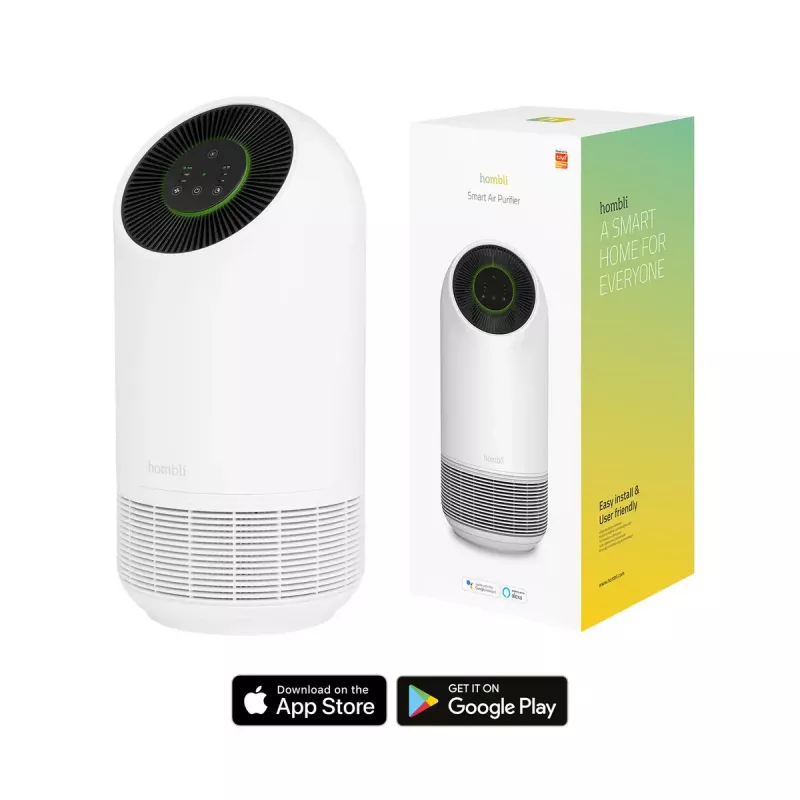 Õhupuhasti Hombli Smart Air Purifier, Avanca International BV, müratase 30 dB, saadaval valge ja mustana