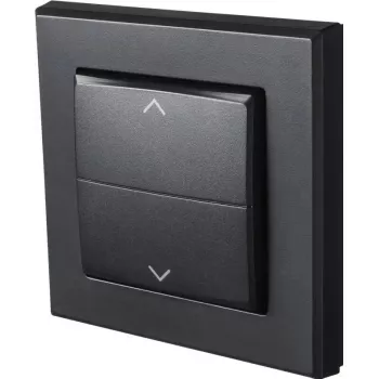 Elektrilüliti kate Homematic IP 156171A0, hall, 86×86×16 mm