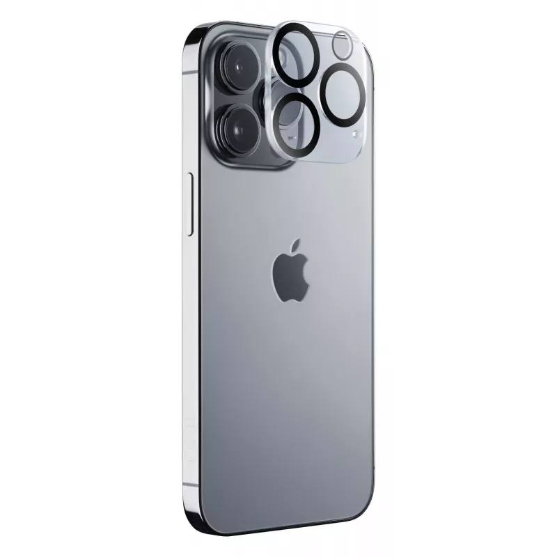 Cellularline kaameraobjektiivi kaitse - iPhone 15 Pro / 15 Pro Max kaitse kaamerale