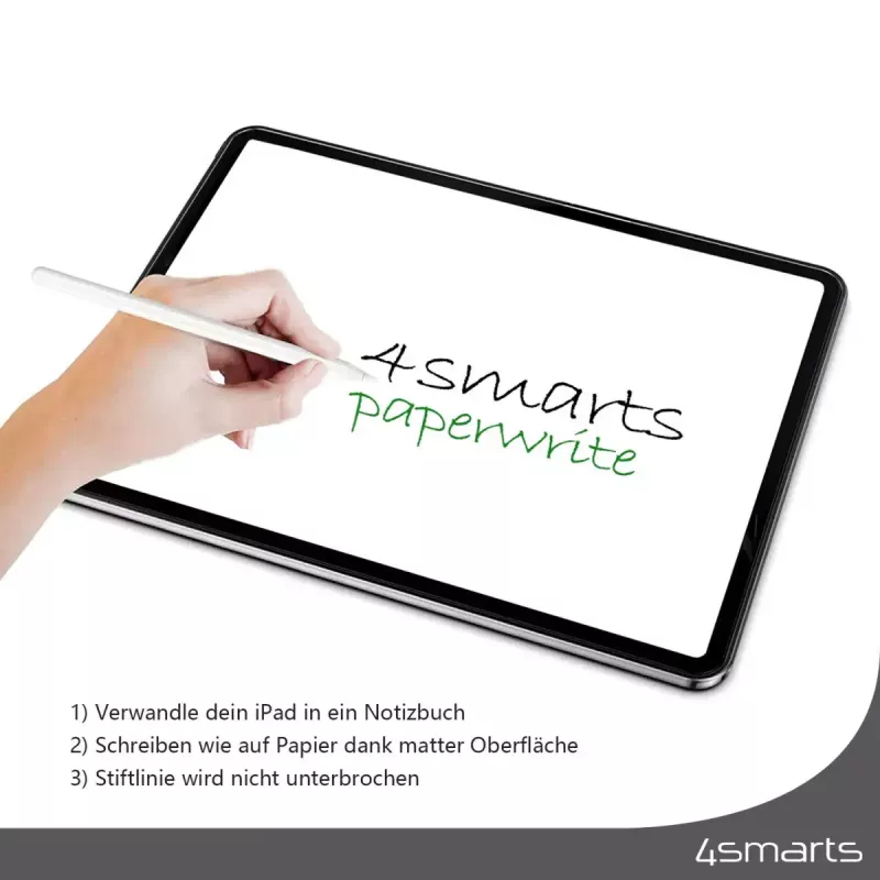 Pimestamisvastane ekraanikaitse 4smarts Paperwrite Apple iPad 10.2 jaoks