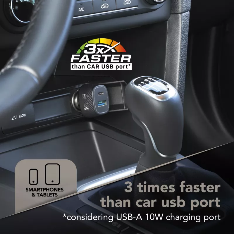Autolaadija Cellularline Multipower Ultra universaalne kiirlaadimine