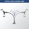 Sourcing Cellularline Hug Flexi XL universaalne iminapaga passiivne hoidik mobiiltelefonidele, must/hall