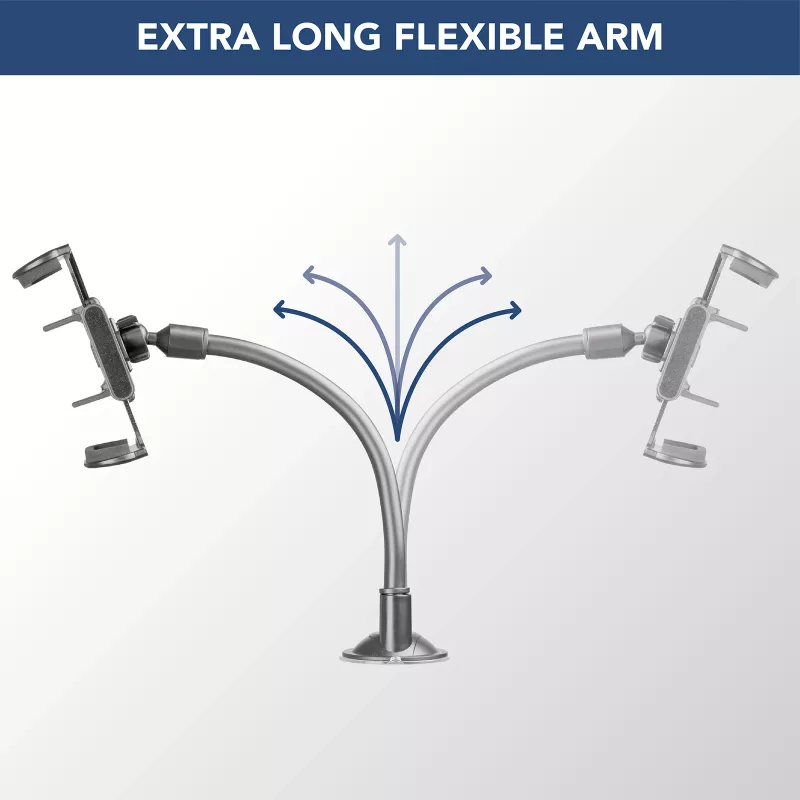 Sourcing Cellularline Hug Flexi XL universaalne iminapaga passiivne hoidik mobiiltelefonidele, must/hall