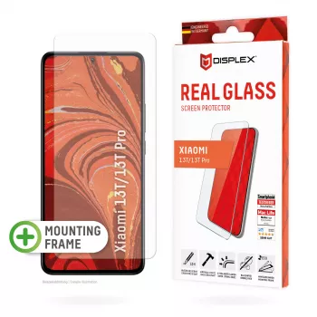 Displex ekraanikaitse (10H) Xiaomi 13/13T Pro jaoks, Eco paigaldusraam, kriimustuskindel