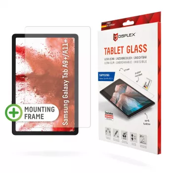 Displex Tablet Glass (9H) Samsung Galaxy Tab A11+/A9+ jaoks, Eco paigaldusraam, purunematu