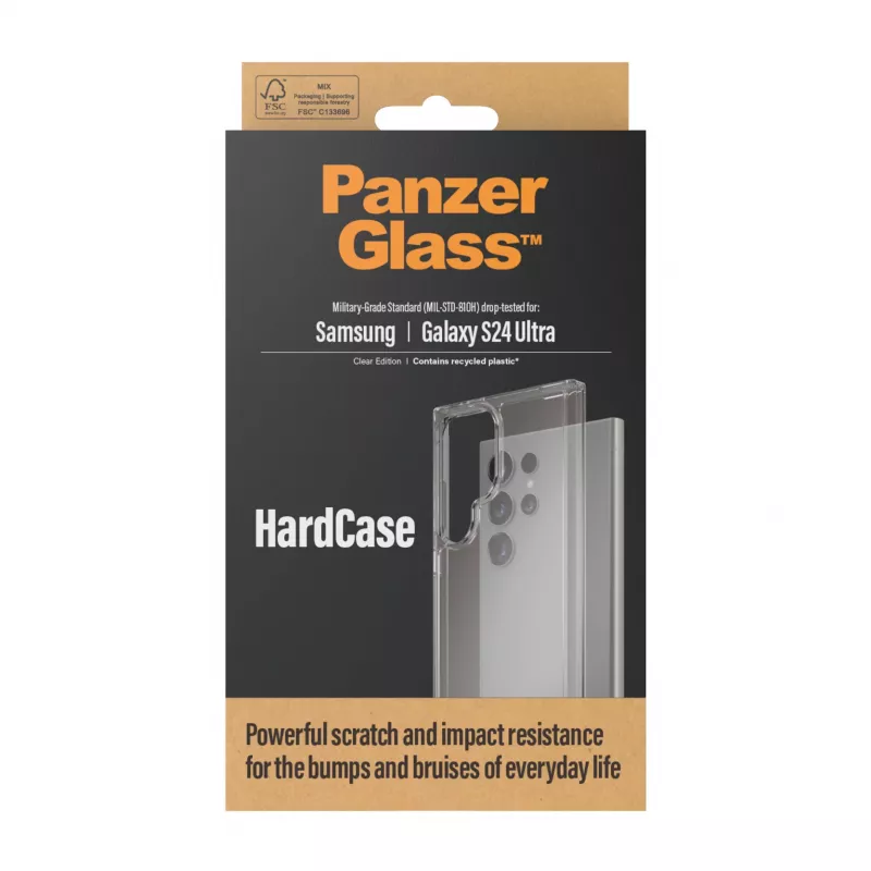 PanzerGlass ® HardCase Läbipaistev Samsung Galaxy S24 Ultra, Cover, Samsung, Samsung - Galaxy S24 Ultra, Läbipaistev