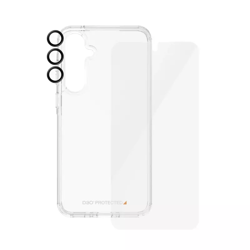 PanzerGlass® 3-in-1 kaitsepakett Samsung Galaxy A35 5G | Ultra-Wide Fit koos EasyAligneriga