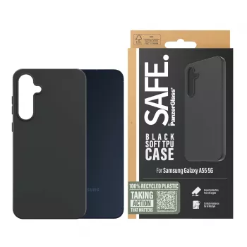 PanzerGlass SAFE. by ® TPU-ümbris Samsung Galaxy A55 5G | Must