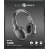 Music Sound Basic Bluetooth kõrvaklapid koos kaugjuhtimispuldi ja mikrofoniga