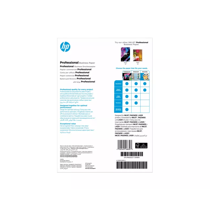 HP Professional Business Paper Glossy 180 g/m2 A4 (210 x 297 mm) 150 lehte