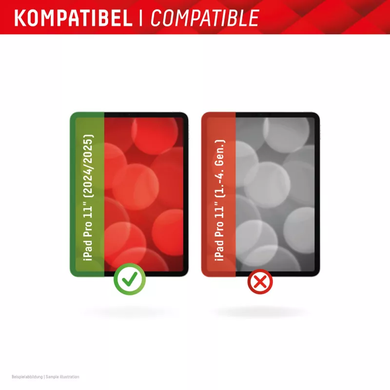 Displex tahvelarvuti klaas (9H) Apple iPad Pro 11'' (2025/2024), Eco kinnitusraam, purunematu, üliõhuke, nähtamatu