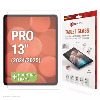 Displex Tablet Glass (9H) Apple iPad Pro 13'' (2025/2024) jaoks, Eco Mounting Frame, purunematu, üliõhuke, nähtamatu
