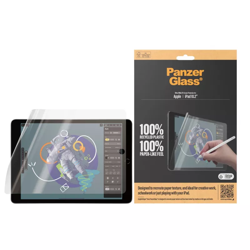 PanzerGlass ® GraphicPaper® ekraanikaitse iPad 10.2'' (2019-2021) | ülilai istuvus