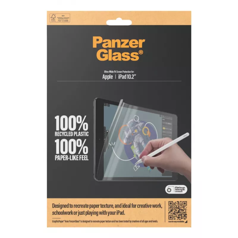PanzerGlass ® GraphicPaper® ekraanikaitse iPad 10.2'' (2019-2021) | ülilai istuvus