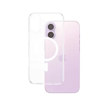 Ümbris PanzerGlass HardCase Läbipaistev valge MagSafe'iga iPhone 16 Plus