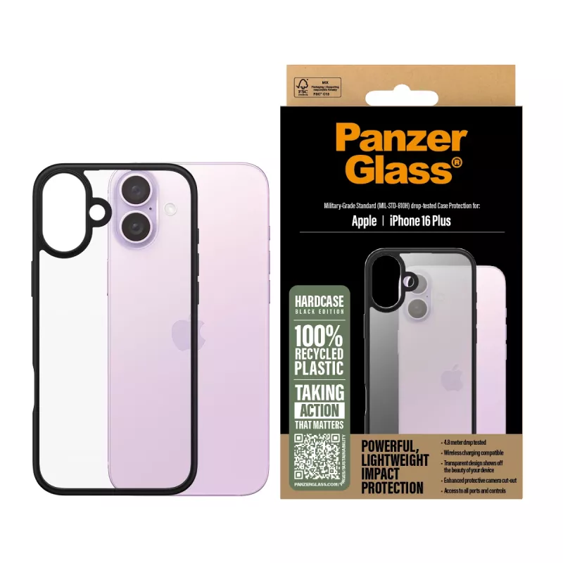 Kattekaitse PanzerGlass HardCase Must iPhone '24 6.7 tolli Läbipaistev