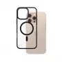 PanzerGlass ® HardCase läbipaistev musta MagSafe'i ja raamiga iPhone 16 Pro Max