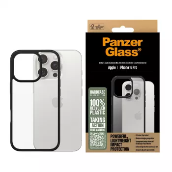 Ümbris PanzerGlass HardCase läbipaistev valge MagSafe'iga iPhone 16 Plus
