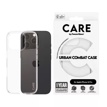 Cover PanzerGlass CARE by Flagship Case läbipaistev Urban Combat iPhone '24 6.3 inch Pro