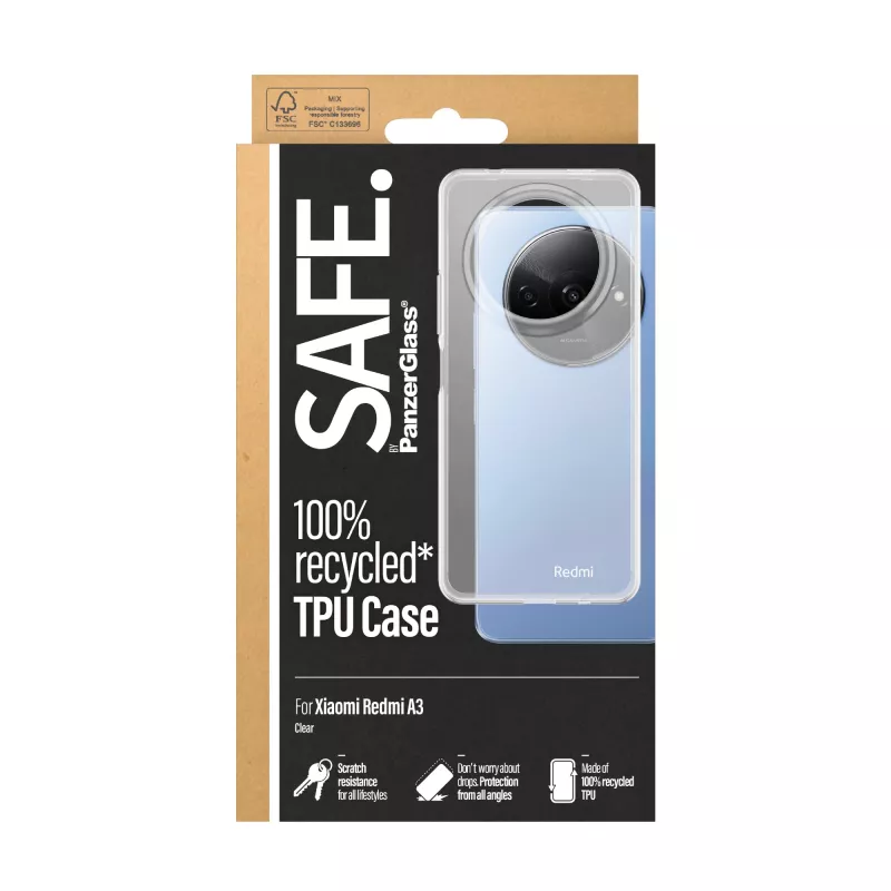 PanzerGlass SAFE. by ® TPU-ümbris läbipaistev Xiaomi Redmi A3