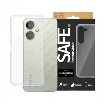 PanzerGlass SAFE. By ® TPU-kate läbipaistev Xiaomi Redmi 13C-le