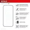 Displex Premium Anti-Reflex ekraanikaitse (peegeldusvastane täiskate, 10H) Apple iPhone 16 Pro Max jaoks, Eco paigaldusraam, täiskate