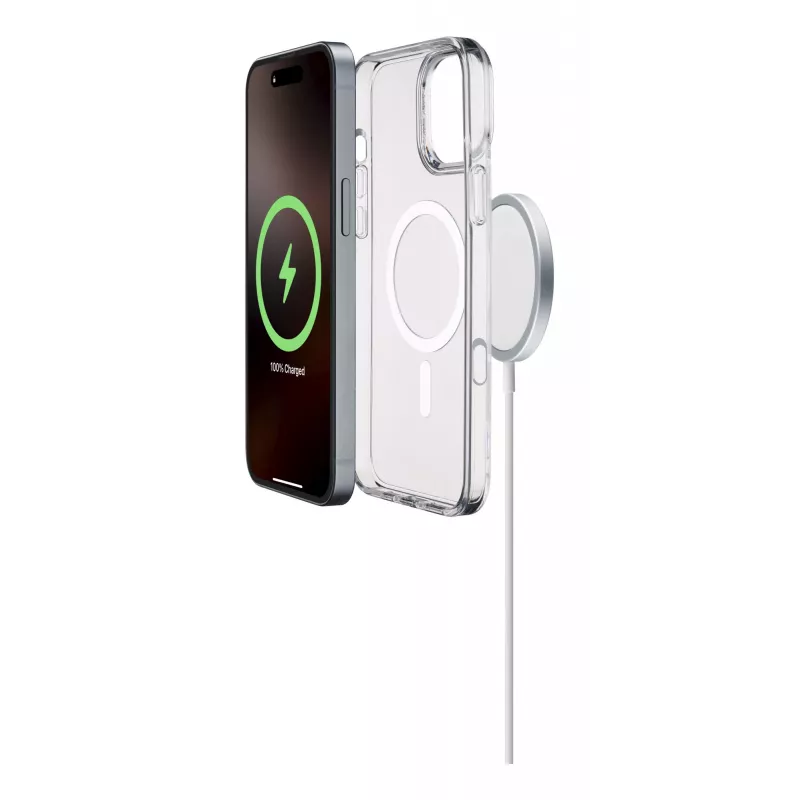Cellularline Gloss Mag - iPhone 16 Pro Max Magnetkorpus laadimiseks ja MagSafe laadijaga kinnitumiseks