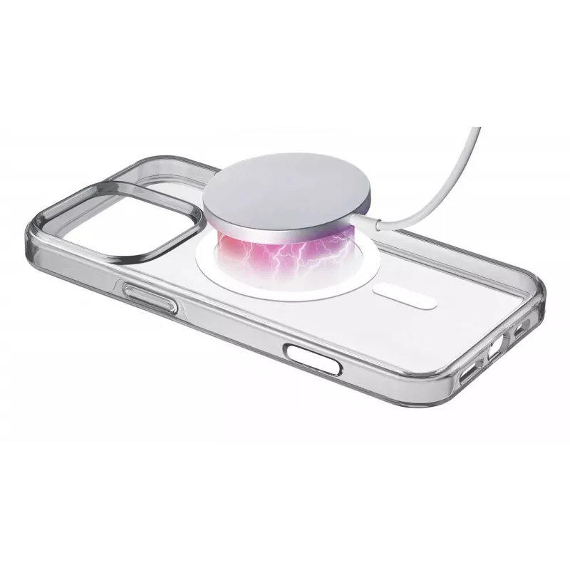 Cellularline Gloss Mag - iPhone 16 Pro Max Magnetkorpus laadimiseks ja MagSafe laadijaga kinnitumiseks