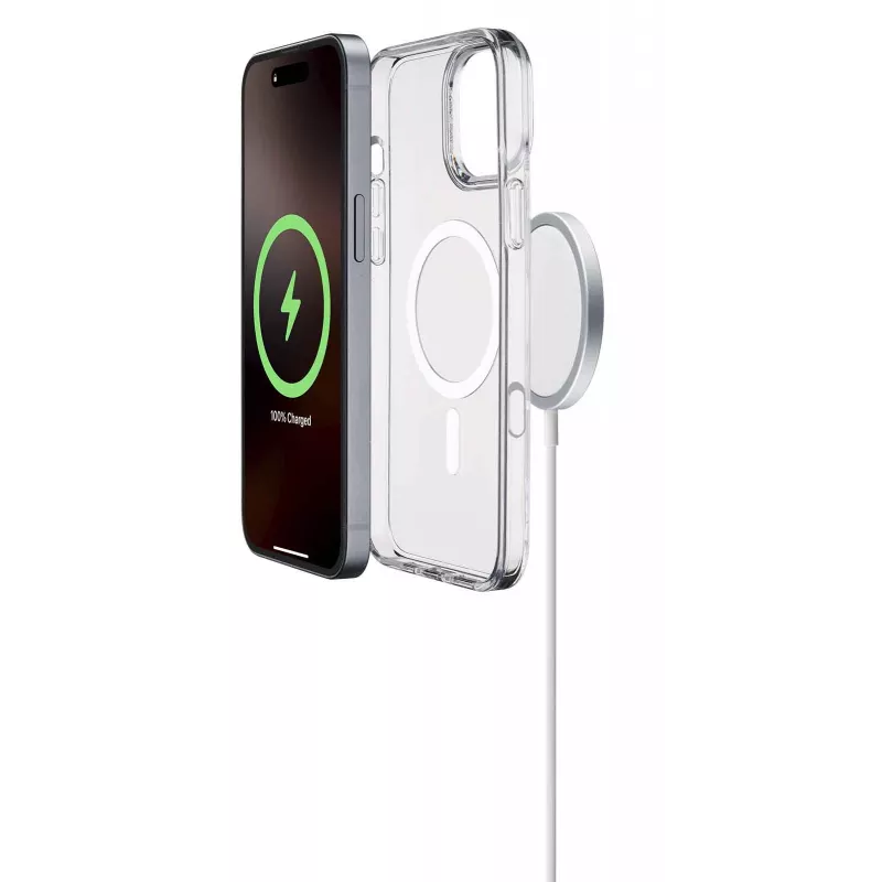 Cellularline Gloss Mag - iPhone 16 Pro Max Magnetkorpus laadimiseks ja MagSafe laadijaga kinnitumiseks