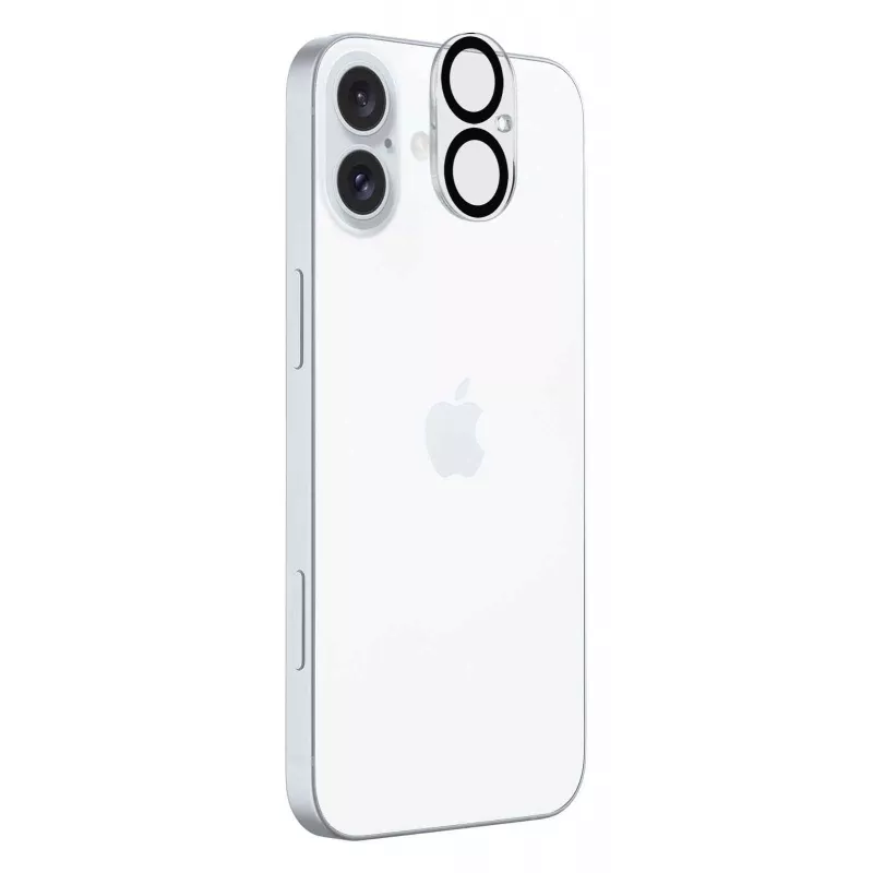Cellularline kaameraobjektiivi kaitse - iPhone 16 läbipaistev kriimustus- ja põrutuskindel kaitse
