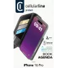 Cellularline Book Agenda - iPhone 16 Pro nahkefektiga raamatümbris magnetilise sulguriga