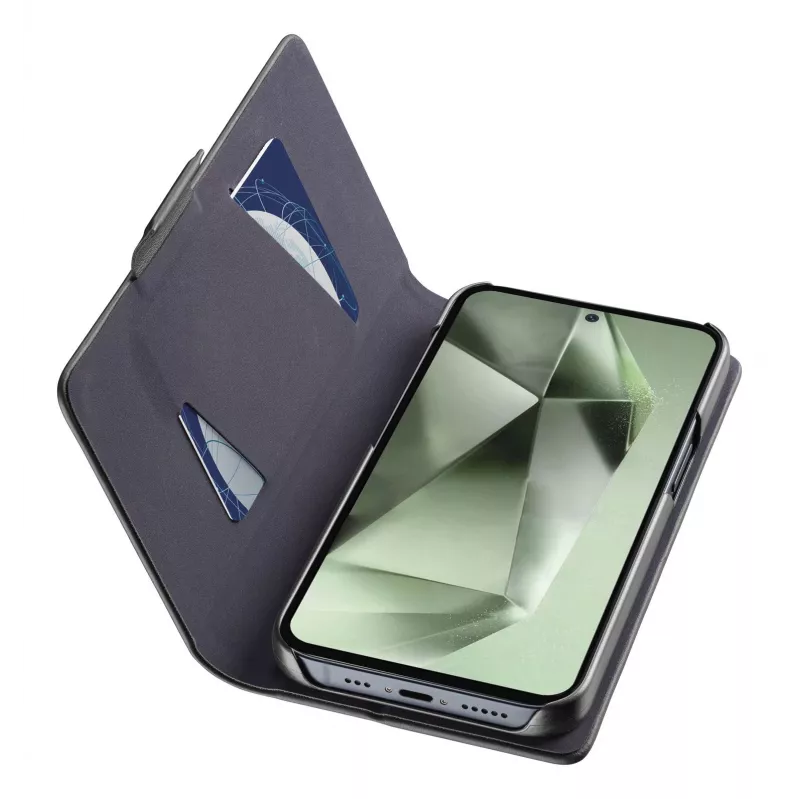 Cellularline Book Galaxy S24 FE raamatümbris kaarditasku ja magnetilise sulguriga
