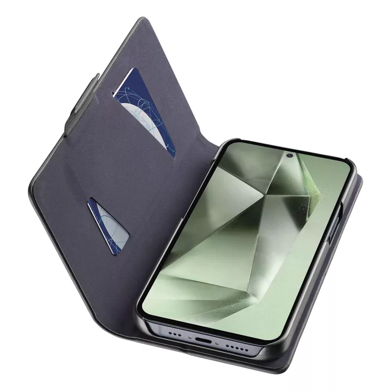 Cellularline Book Galaxy S24 FE raamatümbris kaarditasku ja magnetilise sulguriga