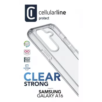 Cellularline CLEARDUOGALA16T katte Samsung Galaxy A16 jaoks 17 cm läbipaistev