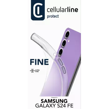 Cover Cellularline Galaxy S24 Fe 17 cm läbipaistev