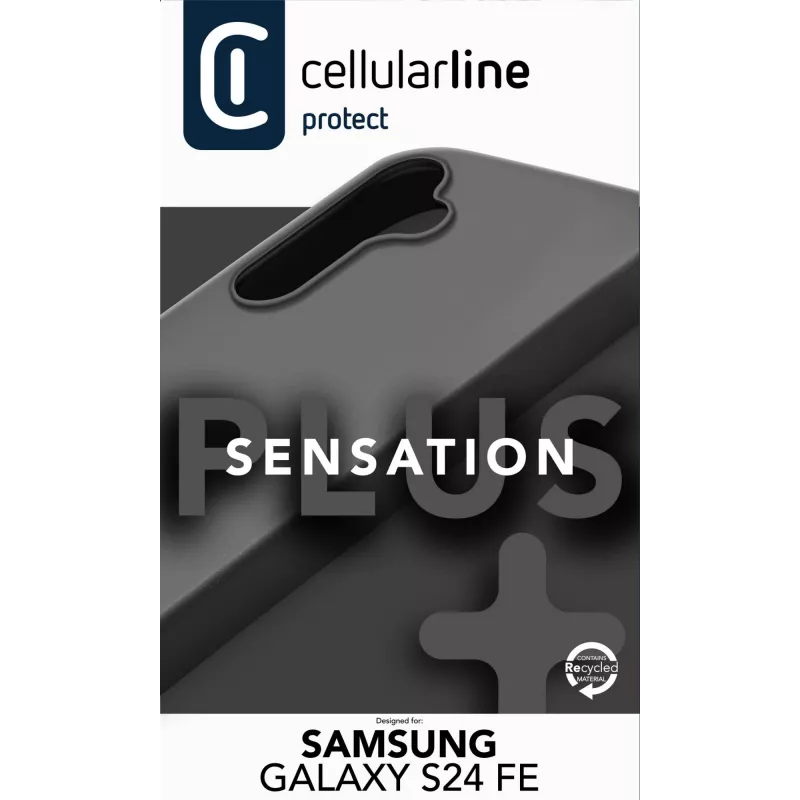 Cellularline Sensation ümbris Samsung S24 FE must