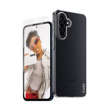PanzerGlass CARE 2-in-1 komplekt Samsung Galaxy A35 5G jaoks — ekraanikaitse ja kaitseümbris